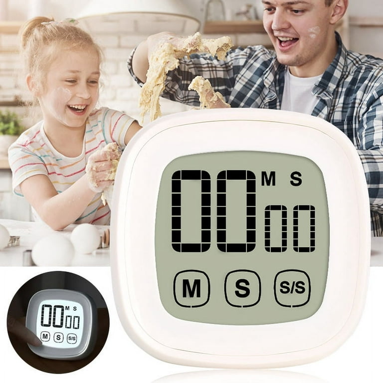Kitchen Timer - Digital with Large Digits, Magnetic Backing 