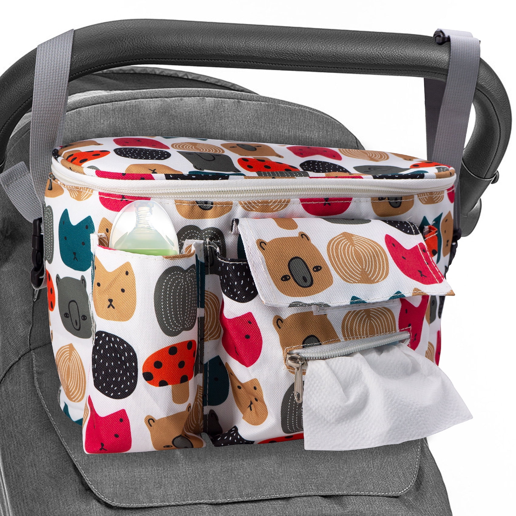 Stroller Wrap Four Clips Waterproof Wind-Proof Beautiful Pattern Baby  Sleeping Blanket 