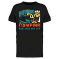 thumbnail image 1 of Husband And Wife Camping T-Shirt Men -Image by Shutterstock, Male Small, 1 of 2