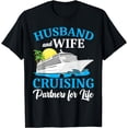 thumbnail image 1 of Husband And Wife Cruising Partners For Life Couple Cruise T-Shirt, 1 of 4