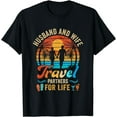 thumbnail image 1 of Husband And Wife Travel Partners For Life Beach Traveling T-Shirt, 1 of 4