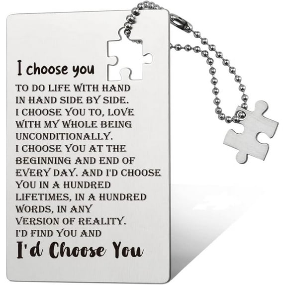 Husband Birthday Card From Wife, Wallet Insert Card, Anniversary Valentine Gifts for Men or Women, Love Gift for Him, Her, Boyfriend, Girlfriend, Birthday Gifts for Wife Husband