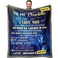thumbnail image 1 of Husband Blanket Gifts for Husband on Fathers Day from Wife - 50” X 60" to My Husband Soft Throw Blanket - Christmas Birthday for Him from Her, 1 of 5