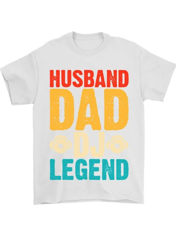 Husband Dad DJ Legend Fathers Day T-Shirt