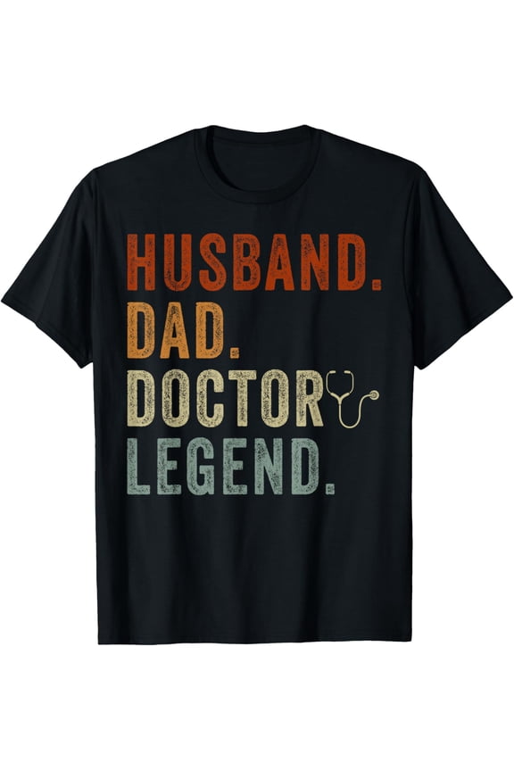 Husband Dad Doctor Medical School Students T-Shirt