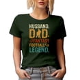 thumbnail image 1 of Husband. Dad. Fantasy Football Legend. - Father's Day or Dad's Birthday, Military Green T-Shirt, Small, 1 of 5