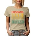 thumbnail image 1 of Husband. Dad. Tech Support Legend. Father's Day or Dad's Birthday, Tan T-Shirt, XL, 1 of 5