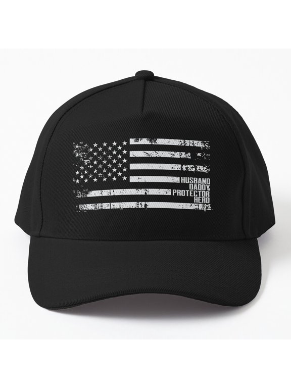 Husband Daddy Protector Hero Baseball Cap, Family Protector Role Statement Design, Classic Hat