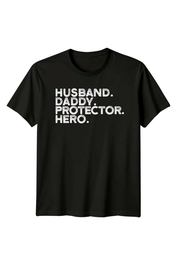Husband Daddy Protector Hero T-Shirt,