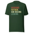 thumbnail image 1 of Husband Father Sim Racing Legend Shirt, Unisex, Racing Sim Shirt, Funny Gaming Esport Shirt, Sim Racer Shirt, Car Racing Gamer Shirt (Forest, 2XL), 1 of 1