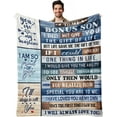 thumbnail image 1 of Husband Gifts Blanket 50"X60", Gifts for Husband/Men, Husband Gifts from Wife, Best Anniversary Wedding Gifts For Husband, Husband Birthday Gift Ideas, To My Man Gift, I Love You Gifts Blankets, 1 of 5