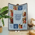 thumbnail image 1 of to My Husband Gifts from Wife, Blanket Romantic Gift for Anniversary Birthday Christmas Wedding Valentines Fathers Day, Him Men Name Photo Blankets (Love Quotes, Woven Blanket - 50"x60"), 1 of 5