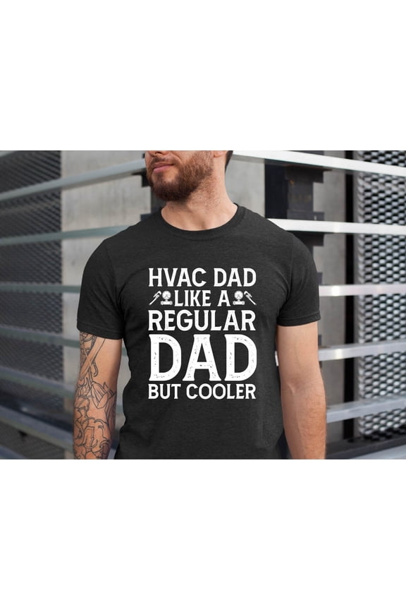 Husband Hvac Tech Shirt, Hvac Technician Gift For Him, Hvac Tech Father'S Day Tee, Technician Dad Men'S Gifts For Dad
