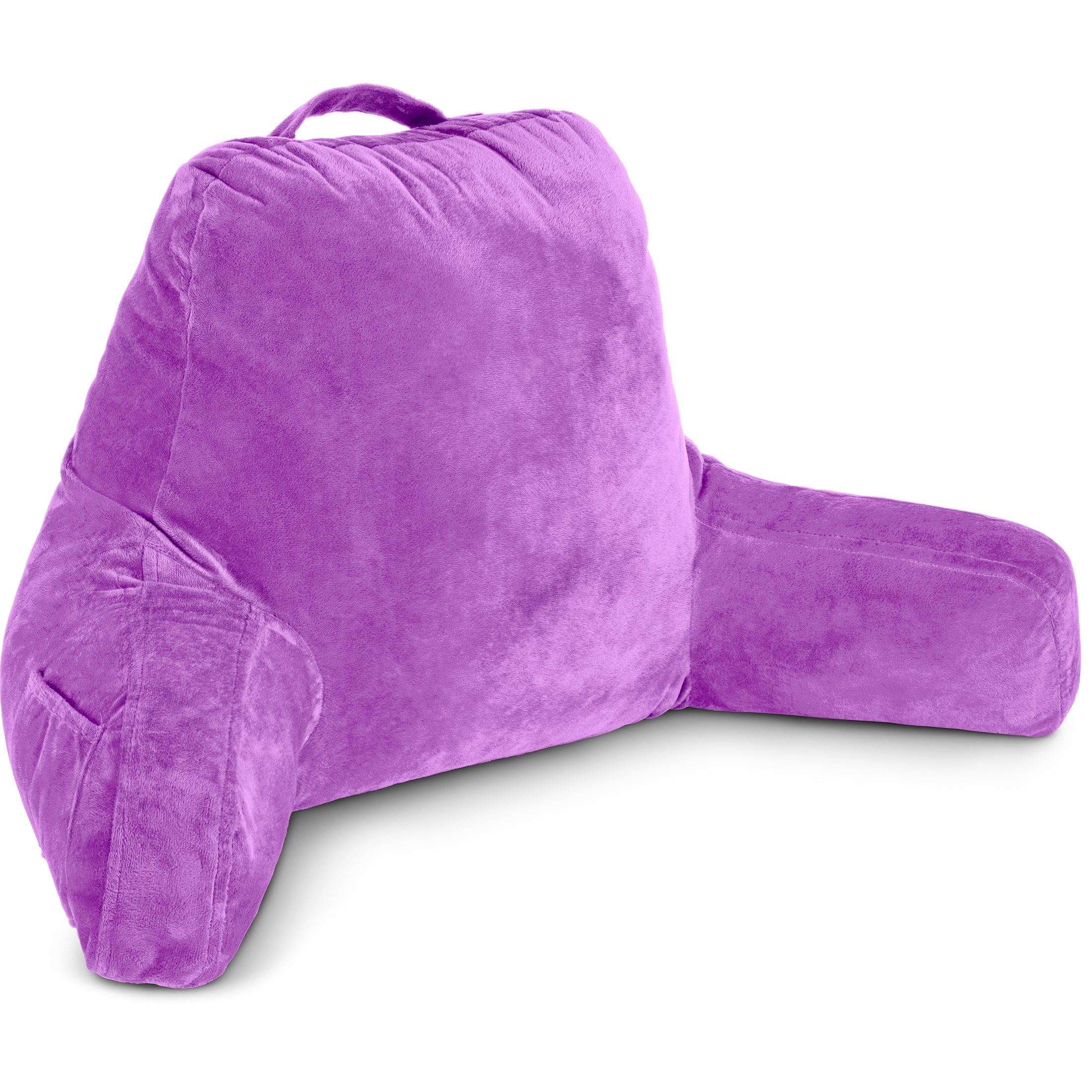 Extra Big Husband Pillow, Light Purple Reading Pillow, Memory Foam Rest