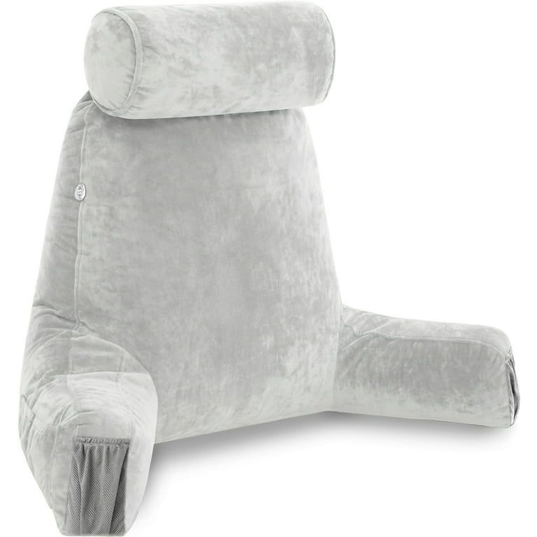 Pillow For Sitting Up In Bed - Adjustable Backrest Reading Pillow