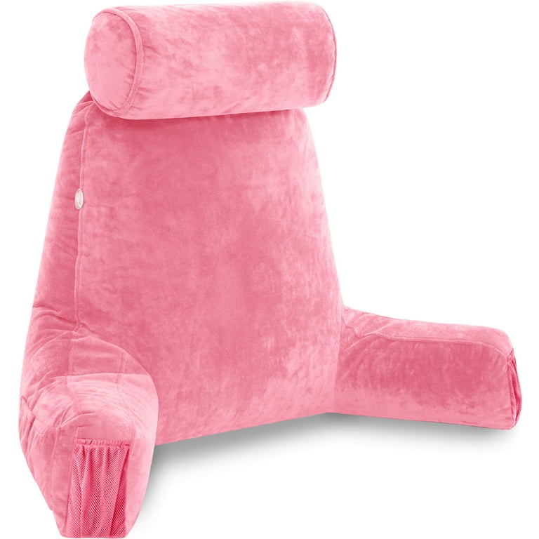 HOT PINK PILLOW Reading Pillow, College Dorm Room Pillow, Hug