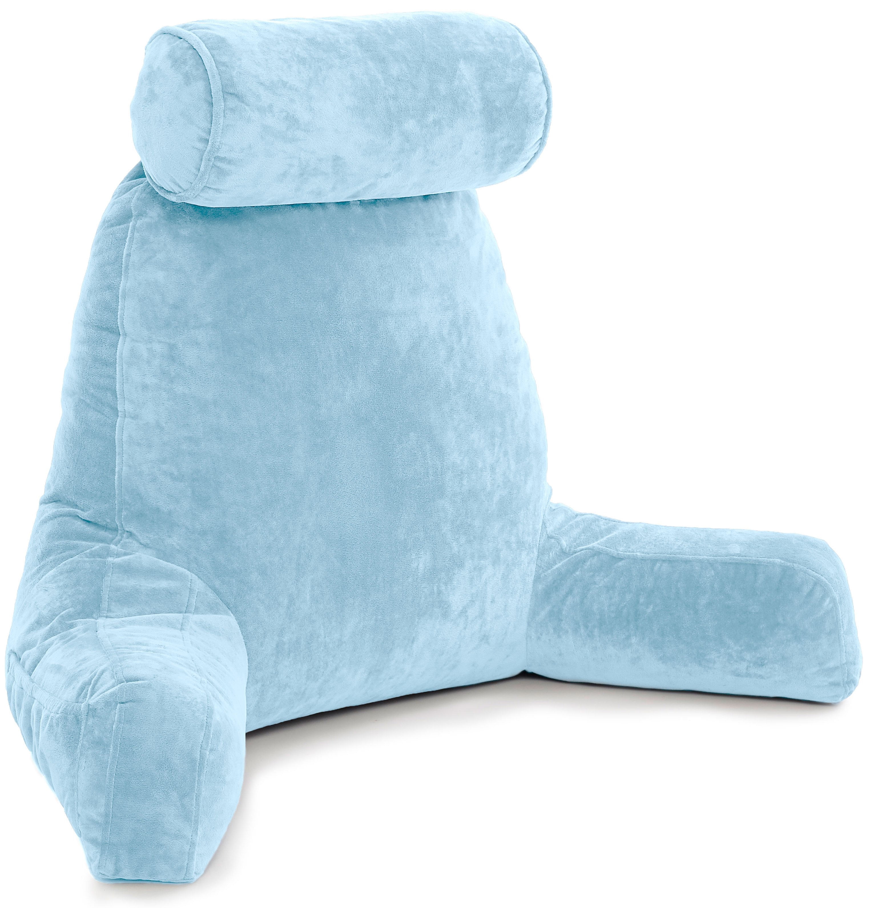 Husband Pillow - Sky Blue Big Reading & Bed Rest Pillow with