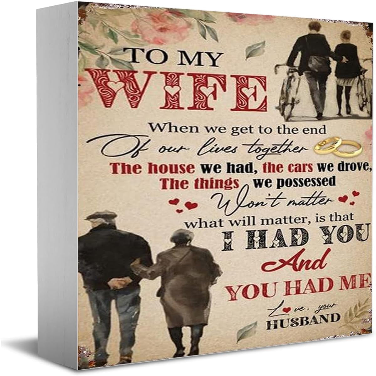 What Will Matter Is That I Had You And You Had Me - Gift For Couples, Personalized Door Sign