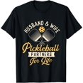 thumbnail image 1 of Husband & Wife - Couple Pickleball Player Pickleballers T-Shirt, 1 of 4