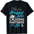 thumbnail image 1 of Husband Wife Cruising Partners for Life T-Shirt, 1 of 5