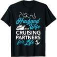 thumbnail image 1 of Husband Wife Cruising Partners for Life T-Shirt, 1 of 4
