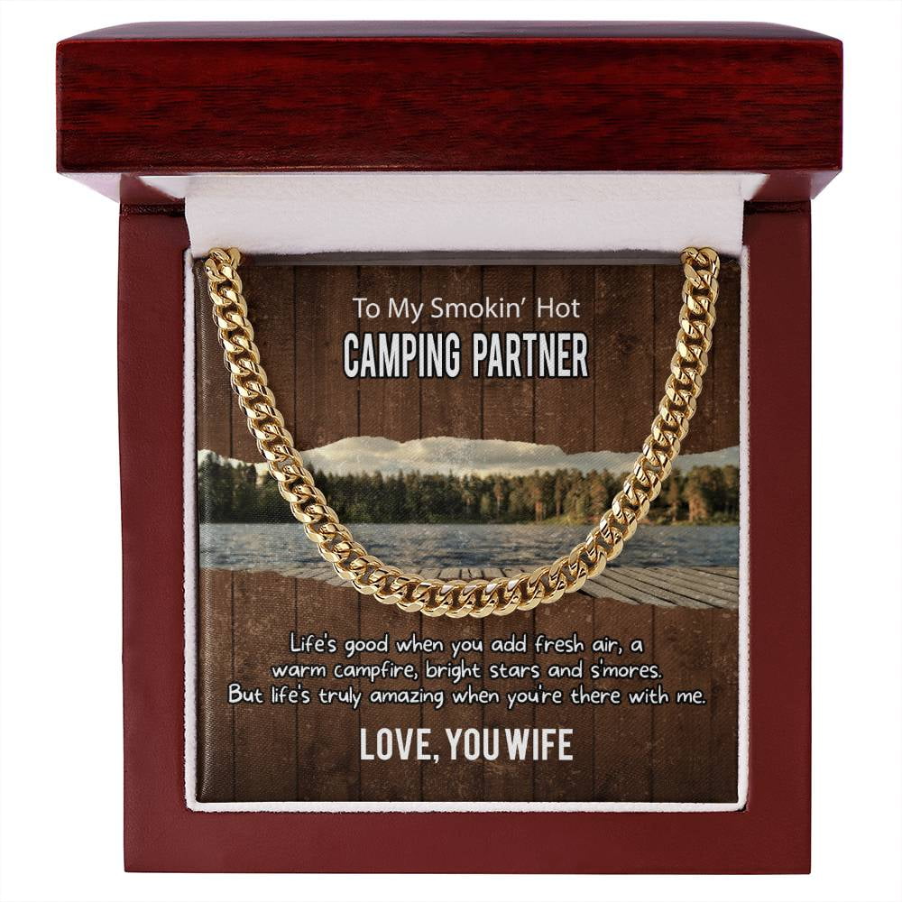 Partner Gift To Husband from Wife Gift, Camping Partner Gift, Chain for Husband ...