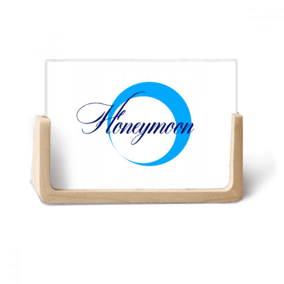 Husband Wife Live Together Photo Wooden Photo Frame Tabletop Display