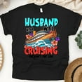 thumbnail image 1 of Husband and Wife Cruising Shirt – Partners for Life Cruise Tee, Black, Size L, 1 of 6