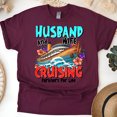 thumbnail image 1 of Husband and Wife Cruising Shirt – Partners for Life Cruise Tee, Maroon, Size XL, 1 of 6
