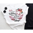 thumbnail image 1 of Husband with Wings Memorial Shirt: Butterfly Angel - Grief Gift TSHIRT All Size S-5XL, 1 of 5