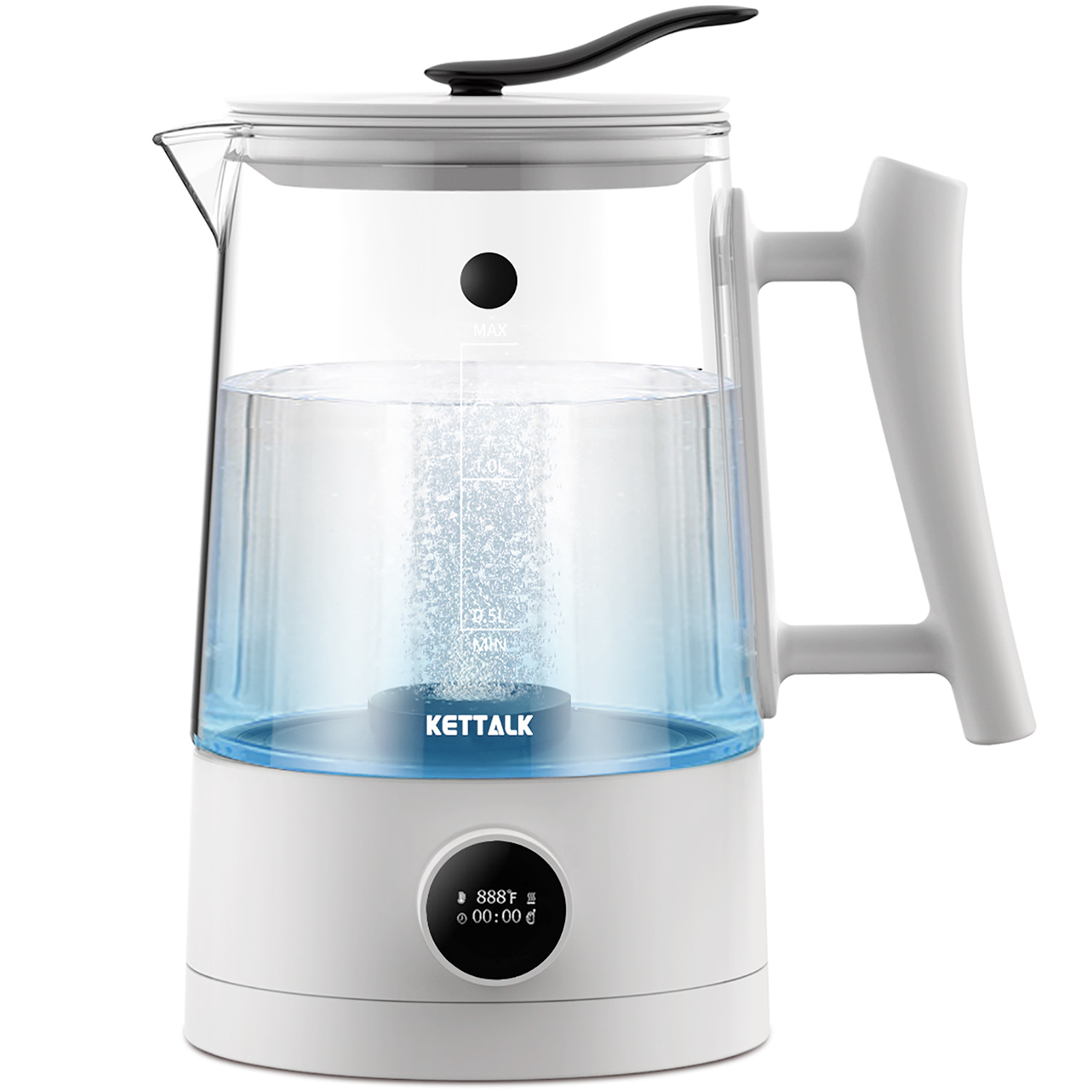 Mainstays 1.7 Liter Plastic Electric Kettle, White