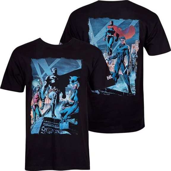 Hush Comic Rooftop Meeting Image Mens T-Shirt - Large