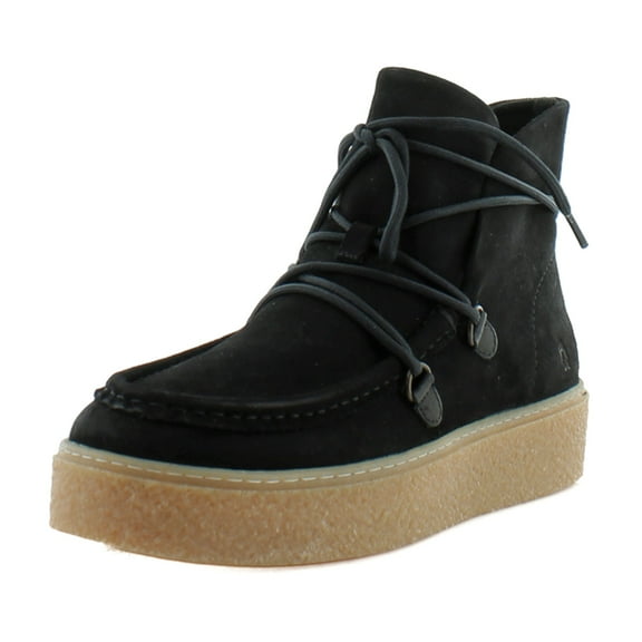 Hush Puppies Bridget Chukka Women's Boots Bold Black Suede Size 9 M