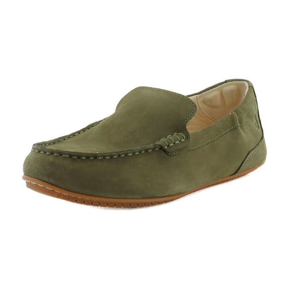 Hush Puppies Cora Women's Loafers & Slip-Ons Dark Olive Nubuck Size 9.5 W