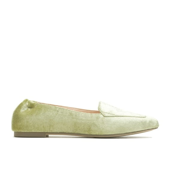 Hush Puppies Hazel Pointe Flat Women Moss Green Velvet