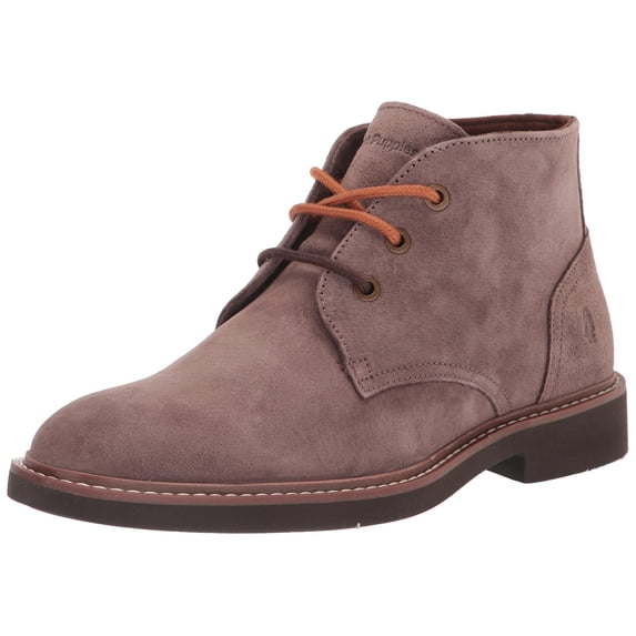Hush Puppies Men's Detroit Chukka Boot, Dark Brown Suede, 13