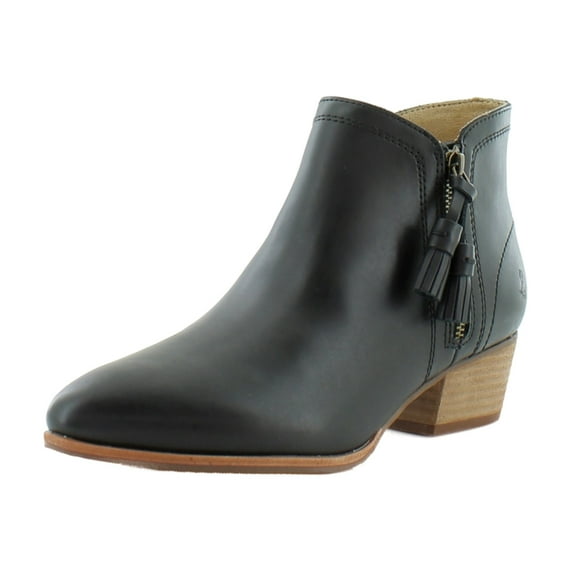 Hush Puppies Sierra Tassel Women's Boots Bold Black Leather Size 9 M