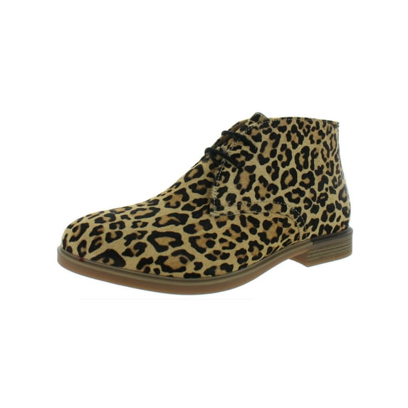 Hush Puppies Women's Bailey Chukka 2 Leopard Print Suede