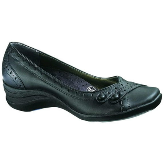 Hush Puppies Women's Burlesque Wedge Shoes,Black,7 N