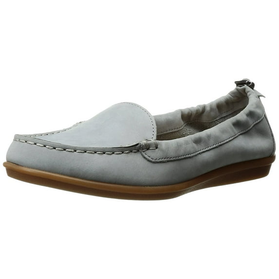 Hush Puppies Women's Endless Wink Flat, Frost Gray Nubuck, 6 M US