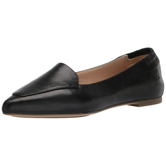 Hush Puppies Women's Hazel Pointe Loafer, Black Leather, 6.5
