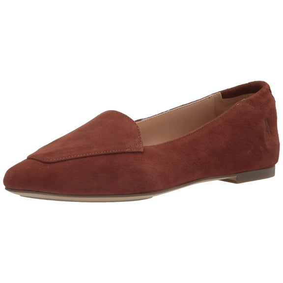 Hush Puppies Women's Hazel Pointe Loafer, Rust Suede, 9.5