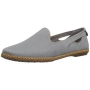 Hush Puppies Womens Sebeka Piper Flat, Frost Gray Nubuck, 11 M US