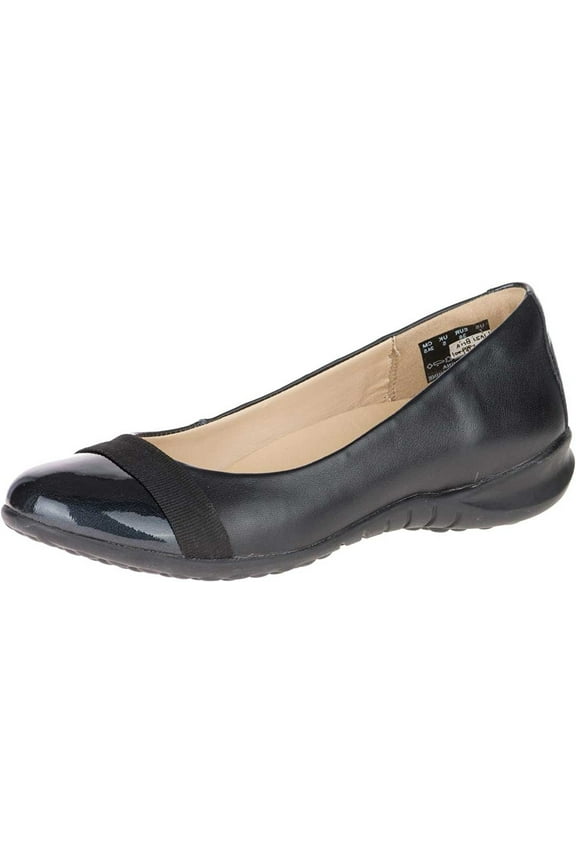 Womens Linzi Bria Black Leather Slip-On - 6 M