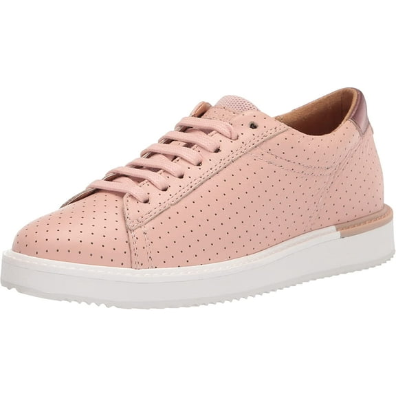 Hush Puppies Womens Sabine Sneaker 8 Pale Blush Perf Leather