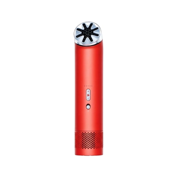 HushJet Mini Cool Handheld Fan, Compact Travel Handheld Cooling Blower, Portable Vertical Personal Mini Fan for Daily Use (Red)
