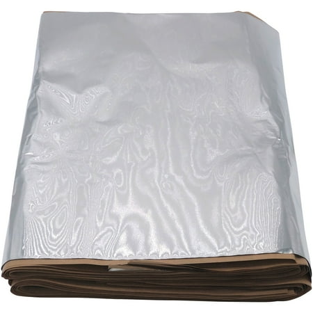HushMat - Bulk Kit 9 Sheets 32"x18" Self-Adhesive, Butyl - Silver Sound & Thermal Insulation 36 Sq Feet - Silver