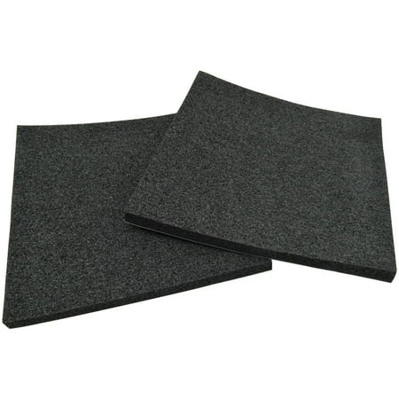 HushMat - Wave Breaker 2 Pads 8"x7" Self-Adhesive Foam Breaks Up Back Wave In All Speakers - Black