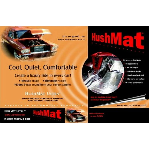 Hushmat 2350100 Ultra Hoodliner Kit, 12" x 23"
