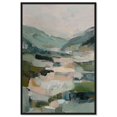 thumbnail image 1 of Hushed Coastal Vibrancy III Canvas Print Green Wall Decor by Art Remedy, Black Frame, 36 x 54, 1 of 7